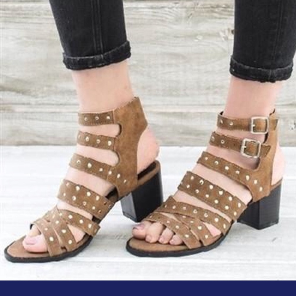 Sueded Strappy Sandal